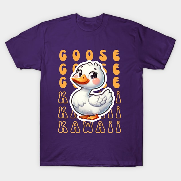 Kawaii Goose T-Shirt by TranquilAsana